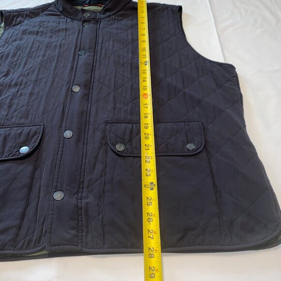 UNTUCKit Men’s Woodcrest Vest, Diamond Quilted, Zip & Snap, Pockets, Black, 3XL - Picture 9 of 12
